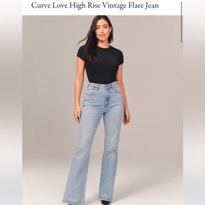 NWOT Abercrombie 70s ultra high rise vintage flare